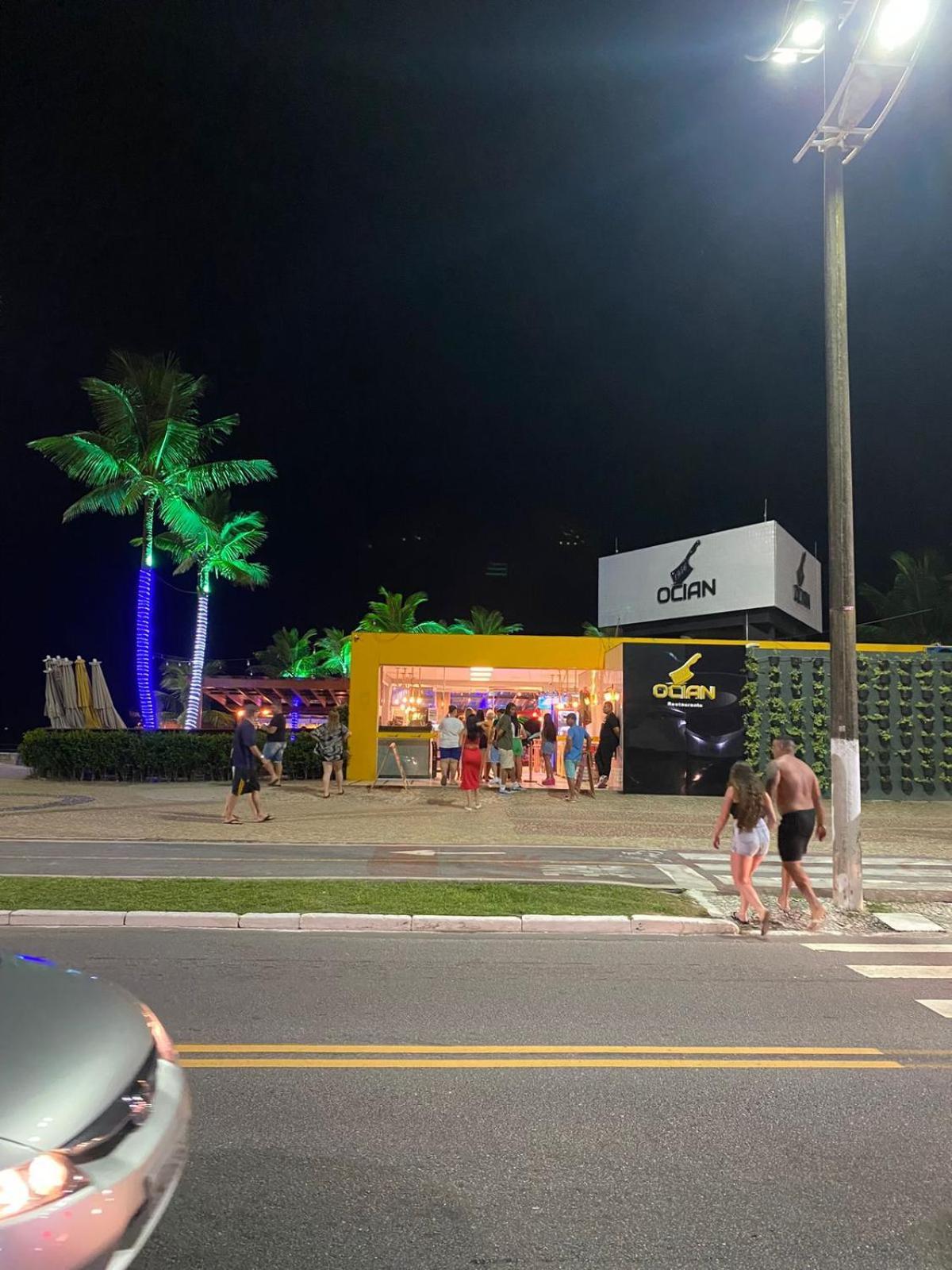 Apartamento Kitnet Pe Na Areia Praia Ocian Praia Grande  Exteriör bild